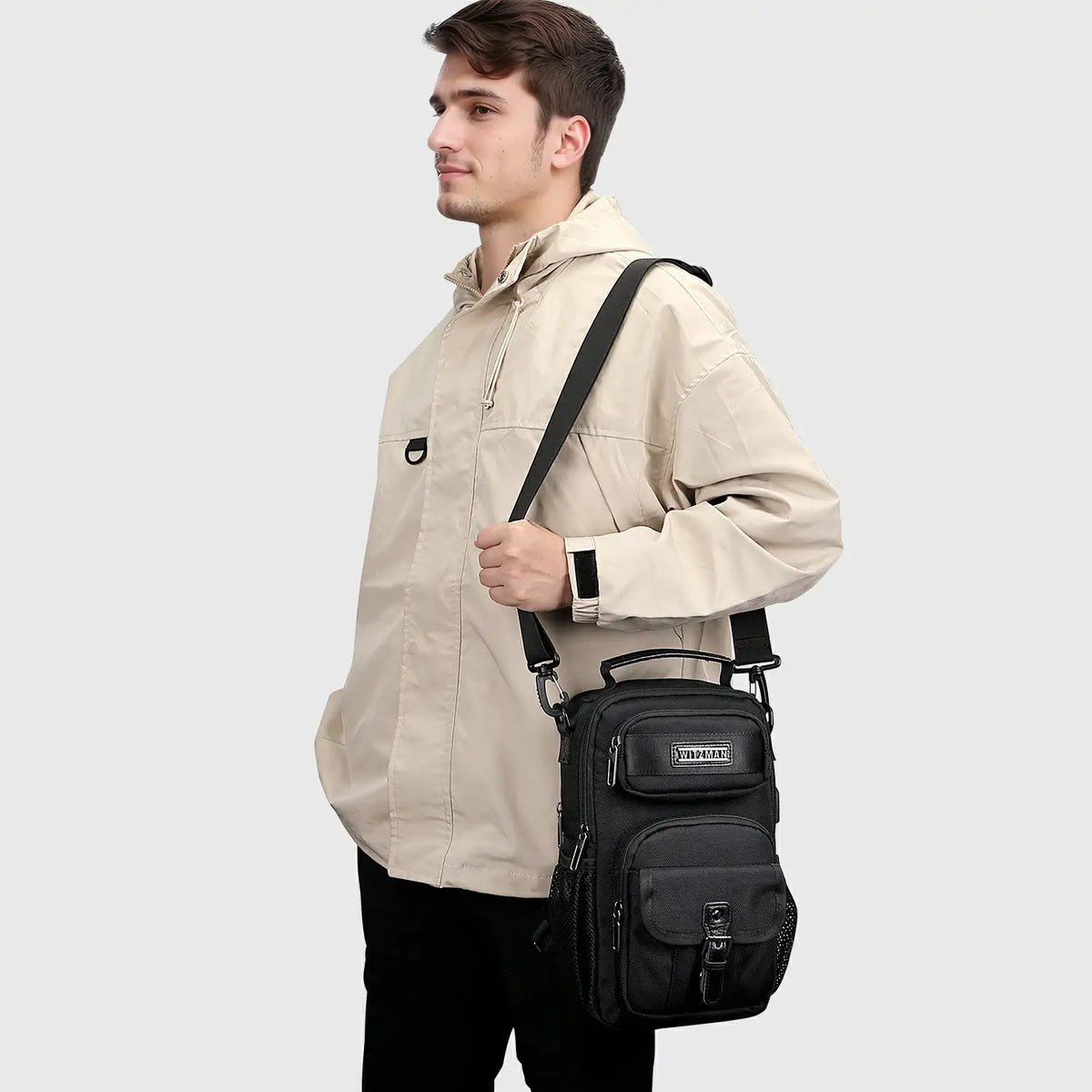 WITZMAN B698 nylon sling bag product view 11