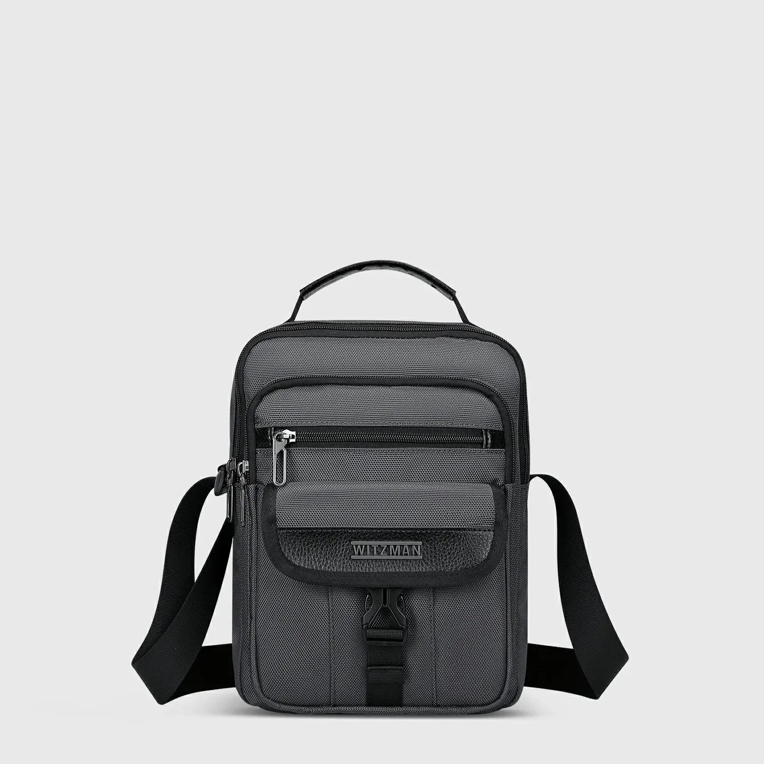 Silvery Grey WITZMAN B699 crossbody bag product view