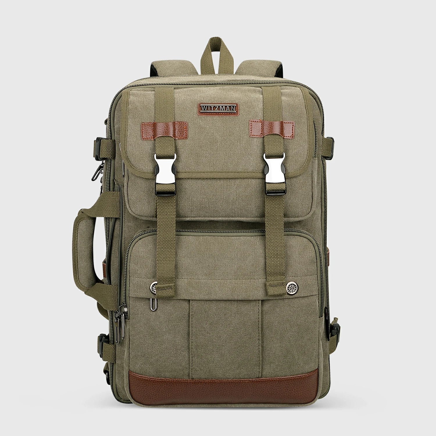 Witzman Canvas 3‑in‑1 Carry on Travel Backpack A6617 3 product view 18