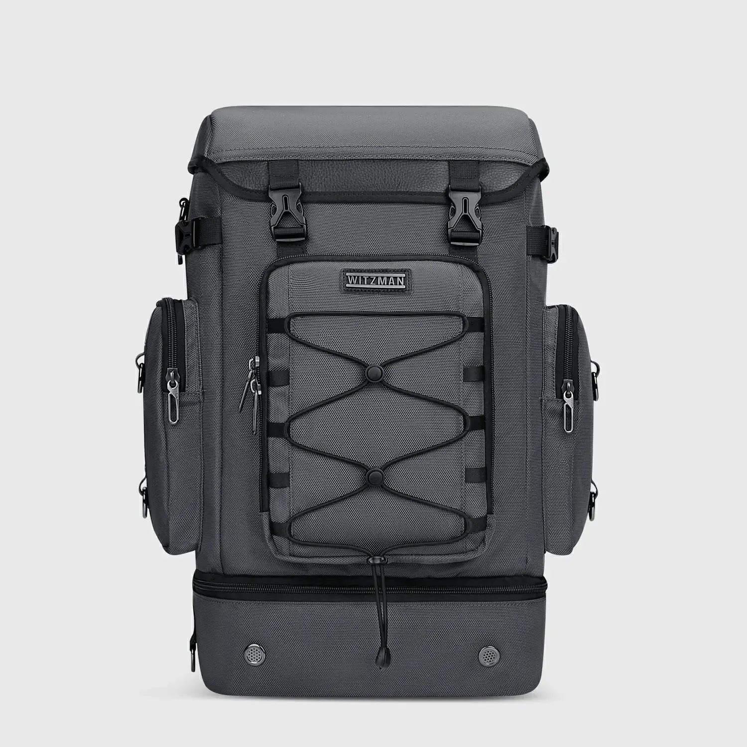 Silvery Grey WITZMAN B691 nylon duffel bag product view