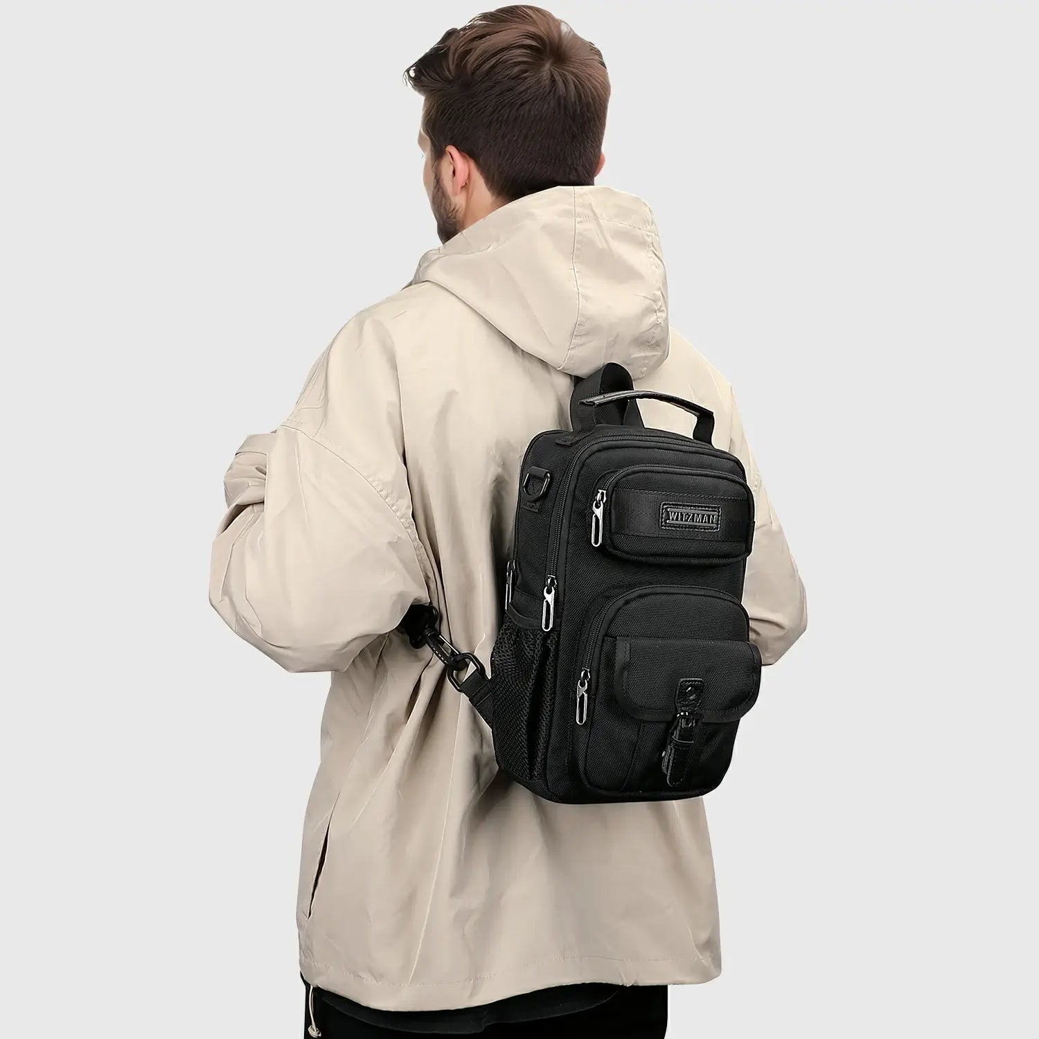 WITZMAN B698 nylon sling bag product view 12