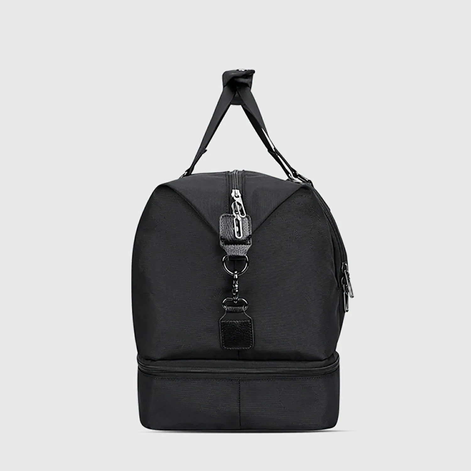WITZMAN Travel Duffle Bags for Men Weekender Bags With Toiletry Bag Sets Black