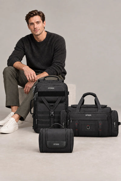 50L Adventure Travel Trio – lifestyle view