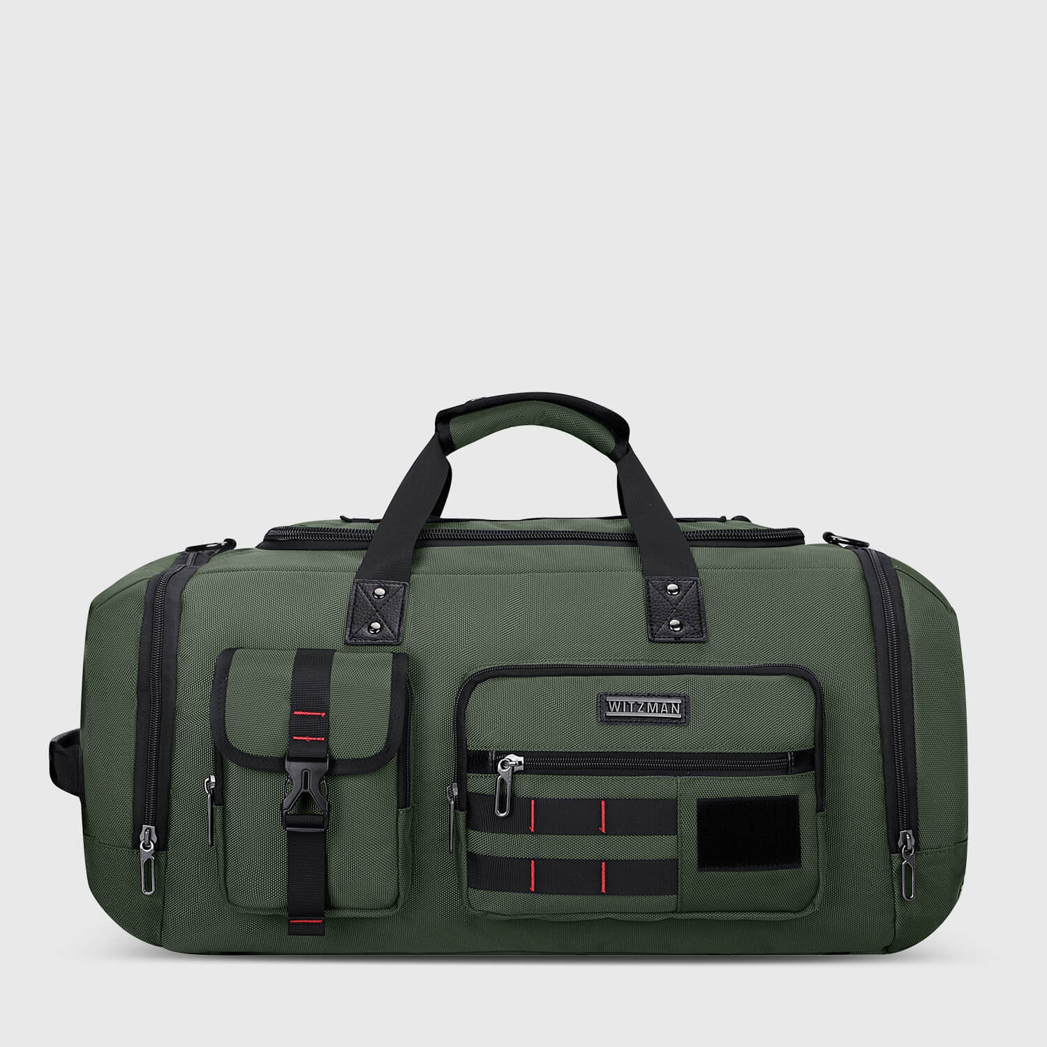 Army Green WITZMAN B693 duffel bag product view