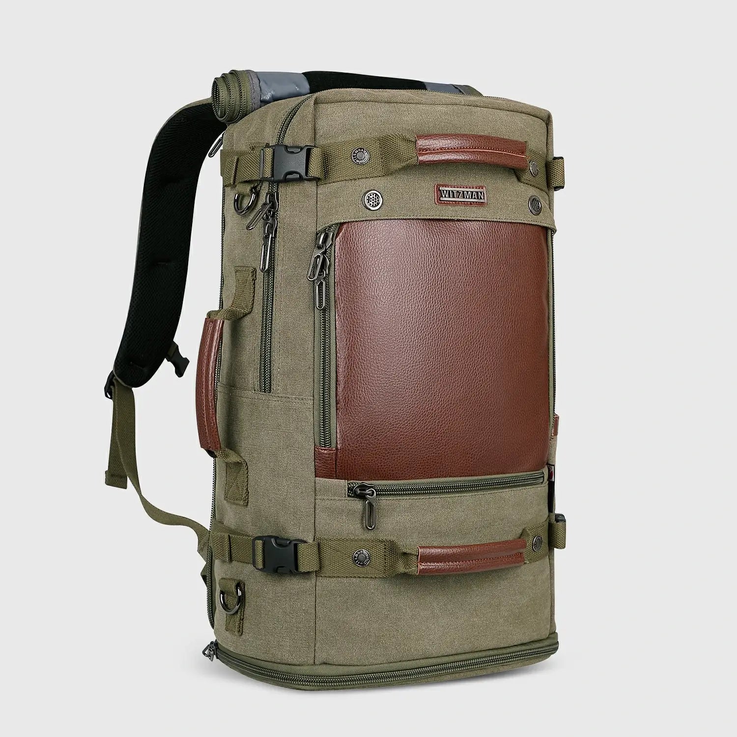 WITZMAN A2021-2 canvas travel backpack product view 18
