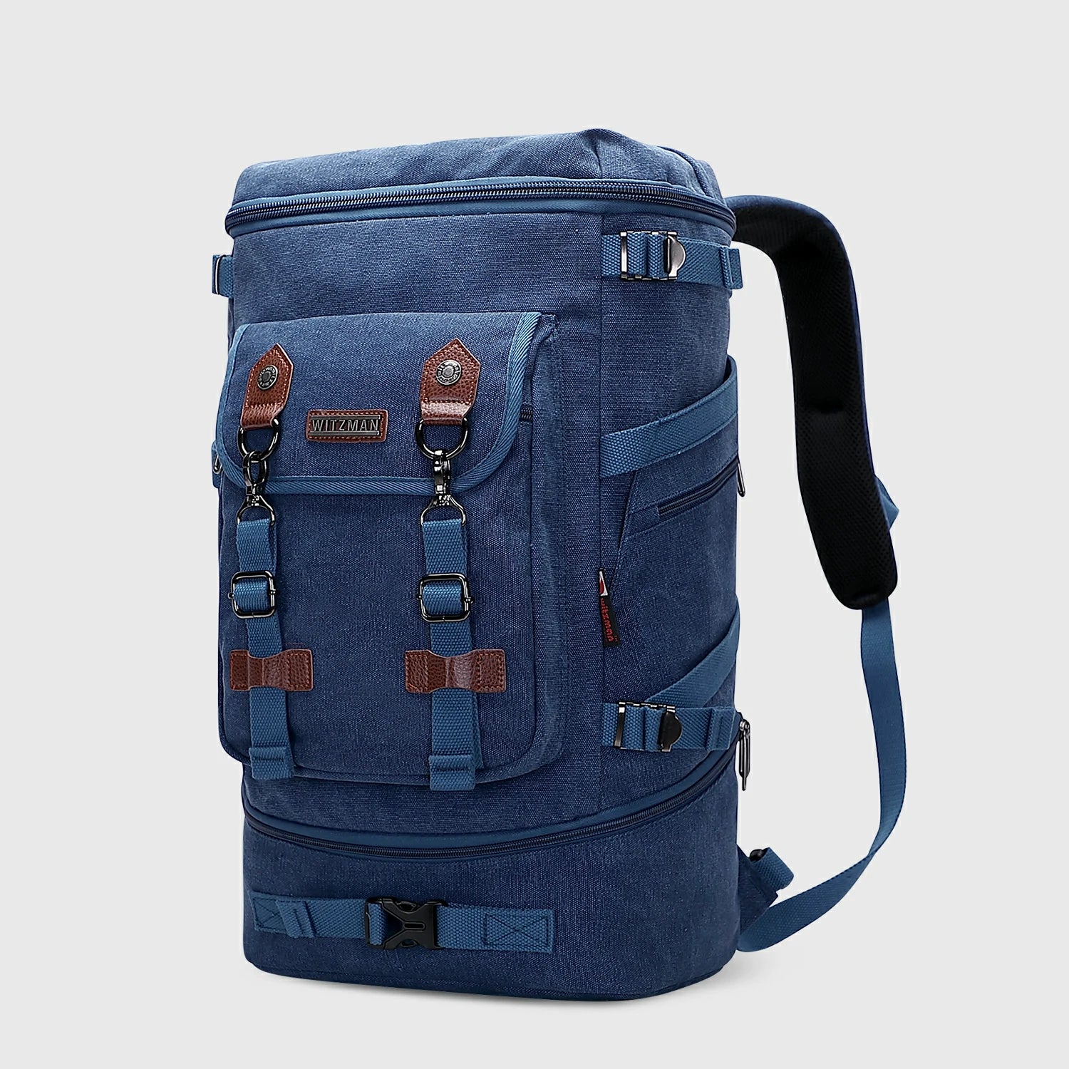 WITZMAN A568-2 canvas travel backpack product view 29