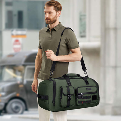 witzman b693 nylon duffel bag 
 color_green