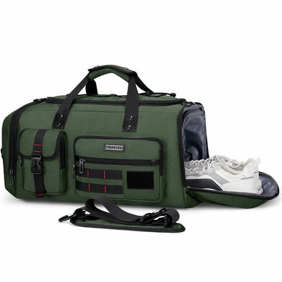 witzman b693 nylon duffel bag 
 color_green