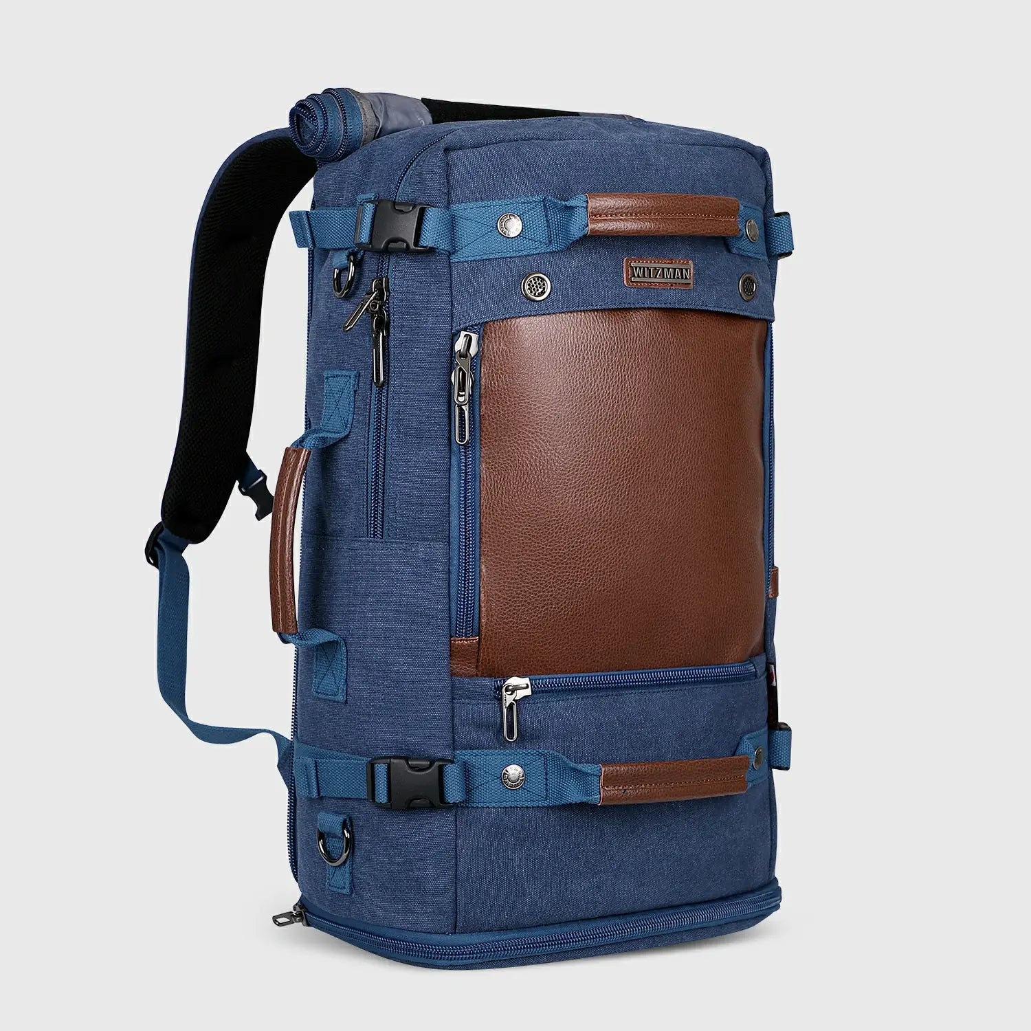 WITZMAN Carry on Travel Backpack for Men Canvas Luggage Backpack