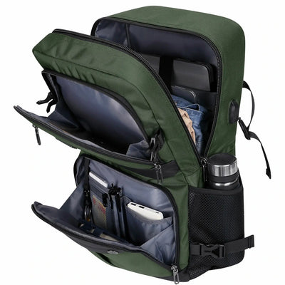 laptop travel backpack business carry on pack #color_green