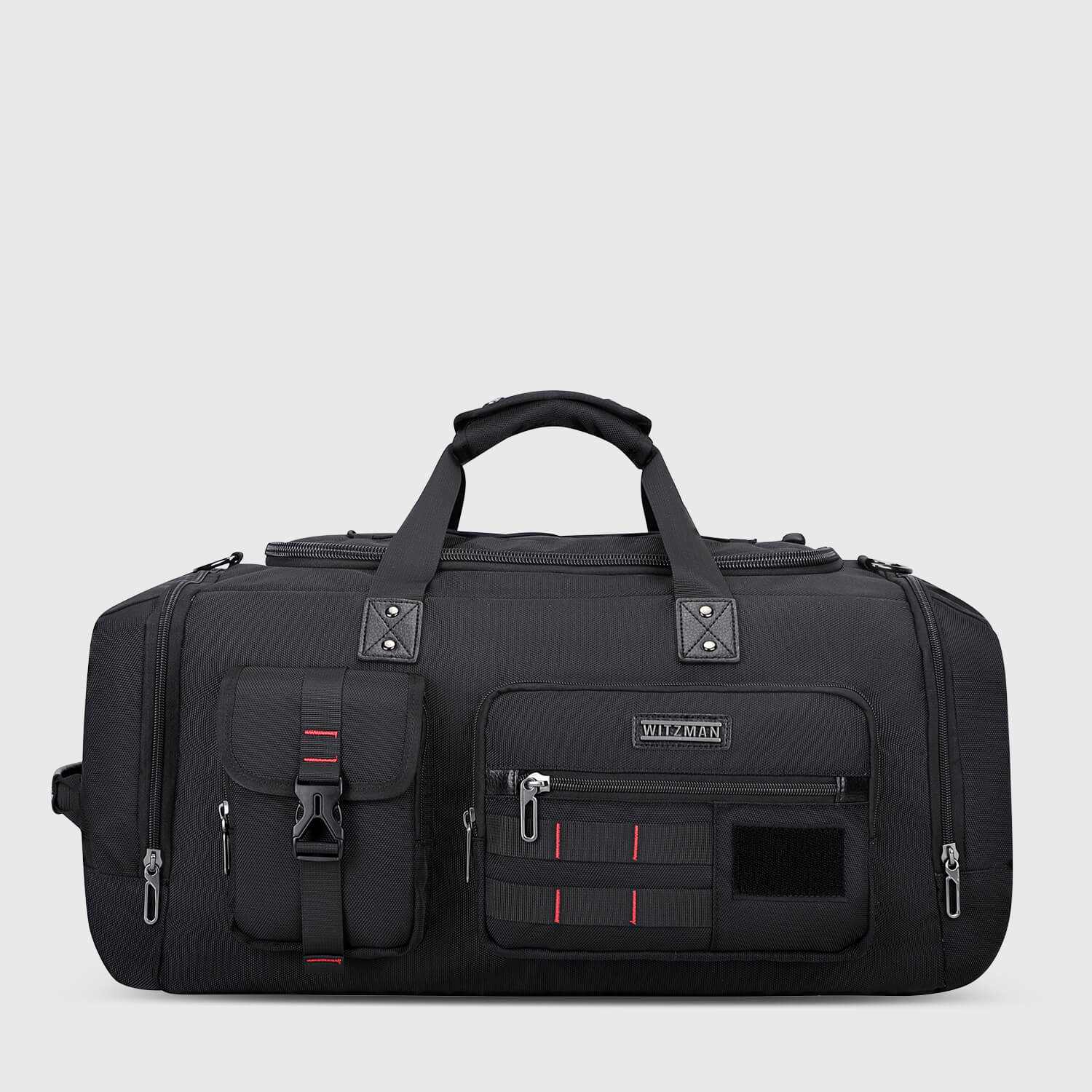 Large Travel Duffel Bags with Shoe Compartment Tote Bag, three-quarter exterior angle