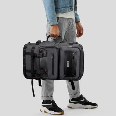 Carry On Travel Backpack for Men Nylon Bag 45L #color_grey