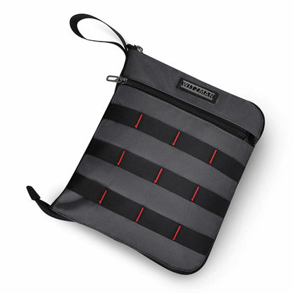 Foldable Duffel Bag for Travel 65L Lightweight Packable slivery grey nylon bag