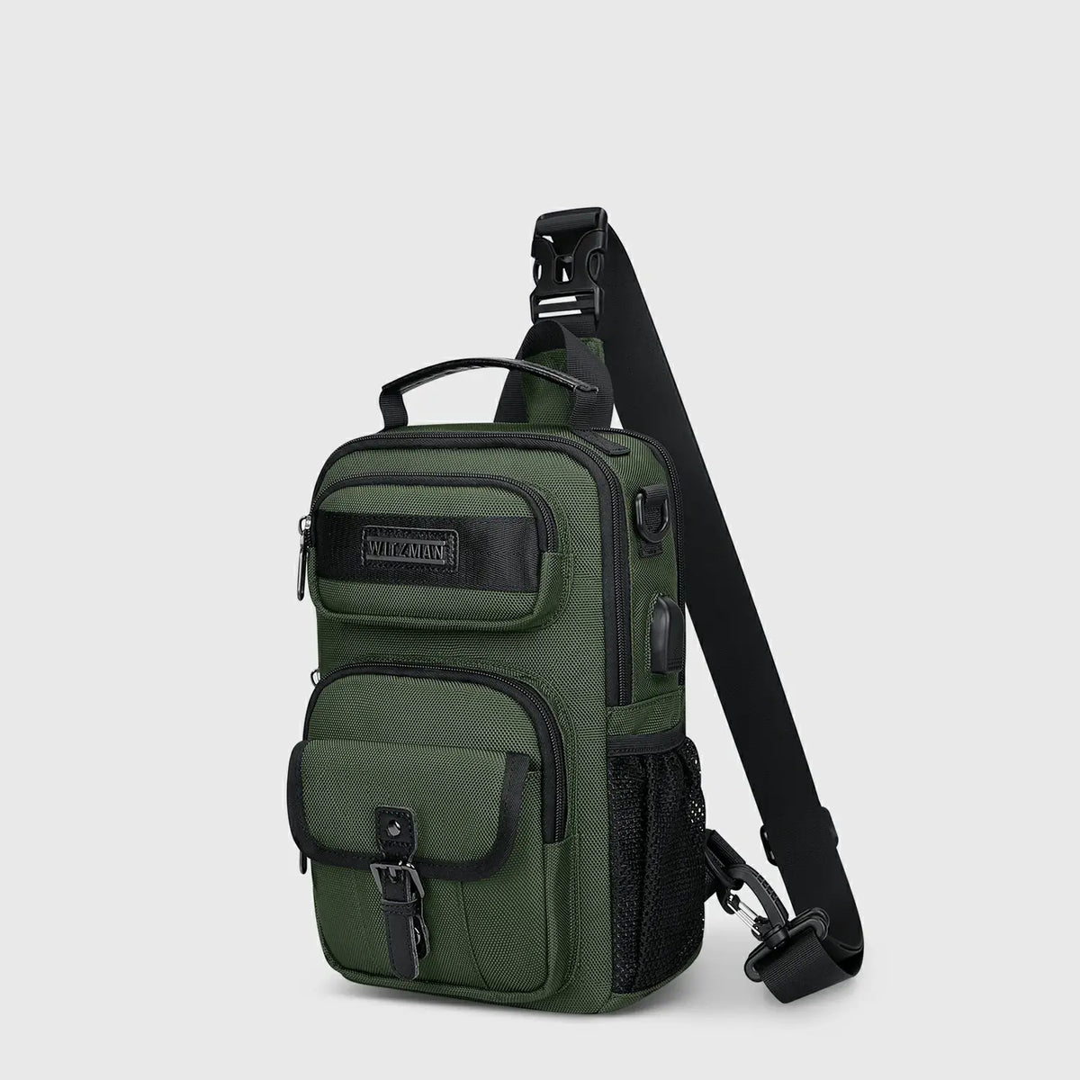 WITZMAN B698 nylon sling bag product view 22