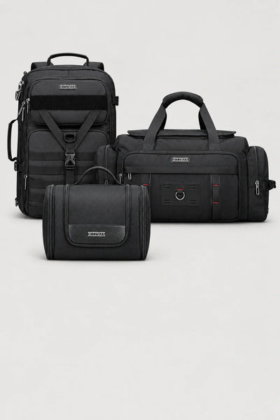 50L Adventure Travel Trio – complete product set