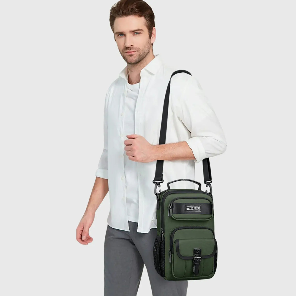 WITZMAN B698 nylon sling bag product view 28