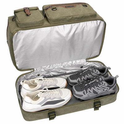 Fashion Vintage Canvas Large Travel Bag duffle bags witzman a8010 #color_green