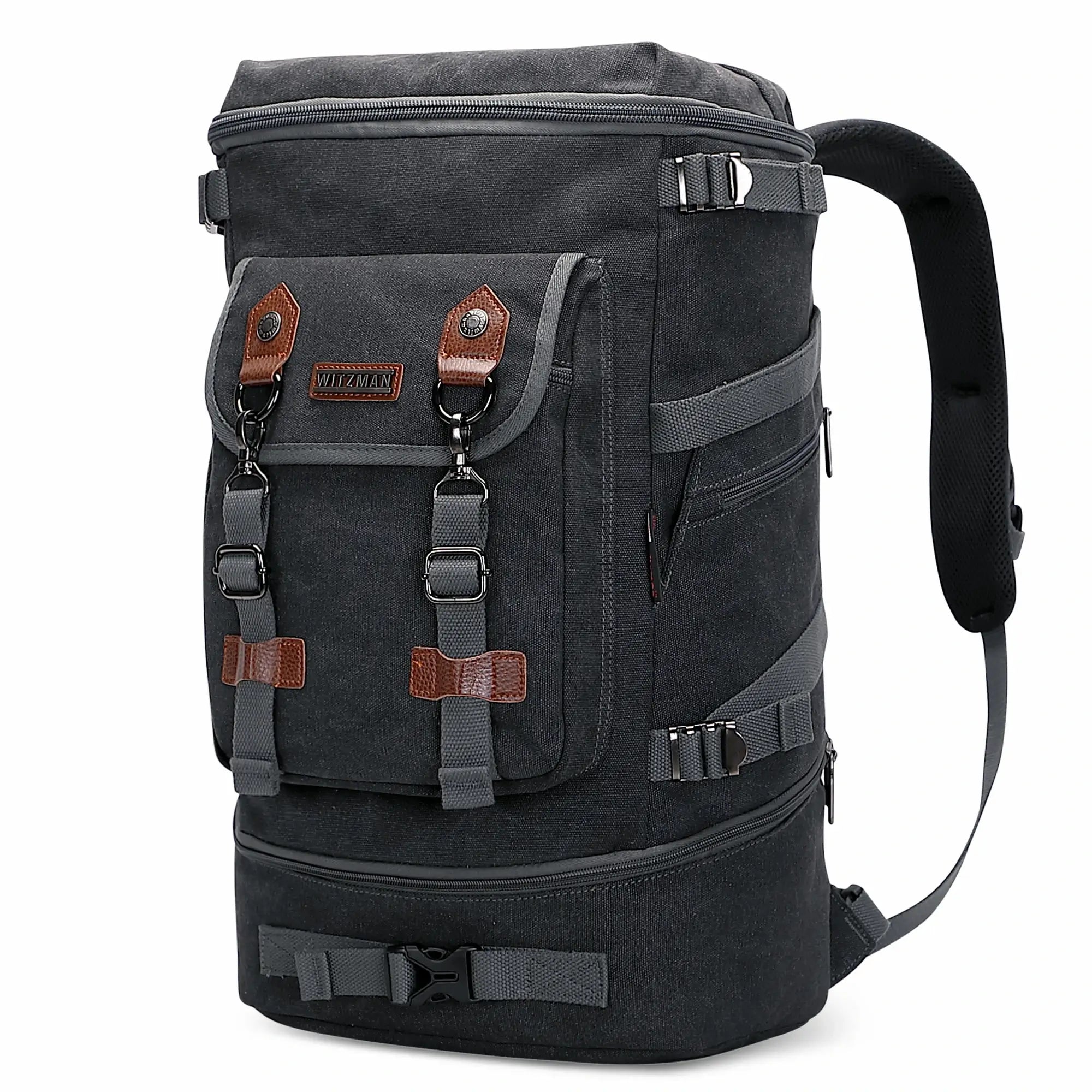 Travel Backpack for Men Canvas Carry on Luggage Rucksack | WITZMAN