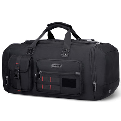 witzman b693 nylon duffel bag black travel luggage