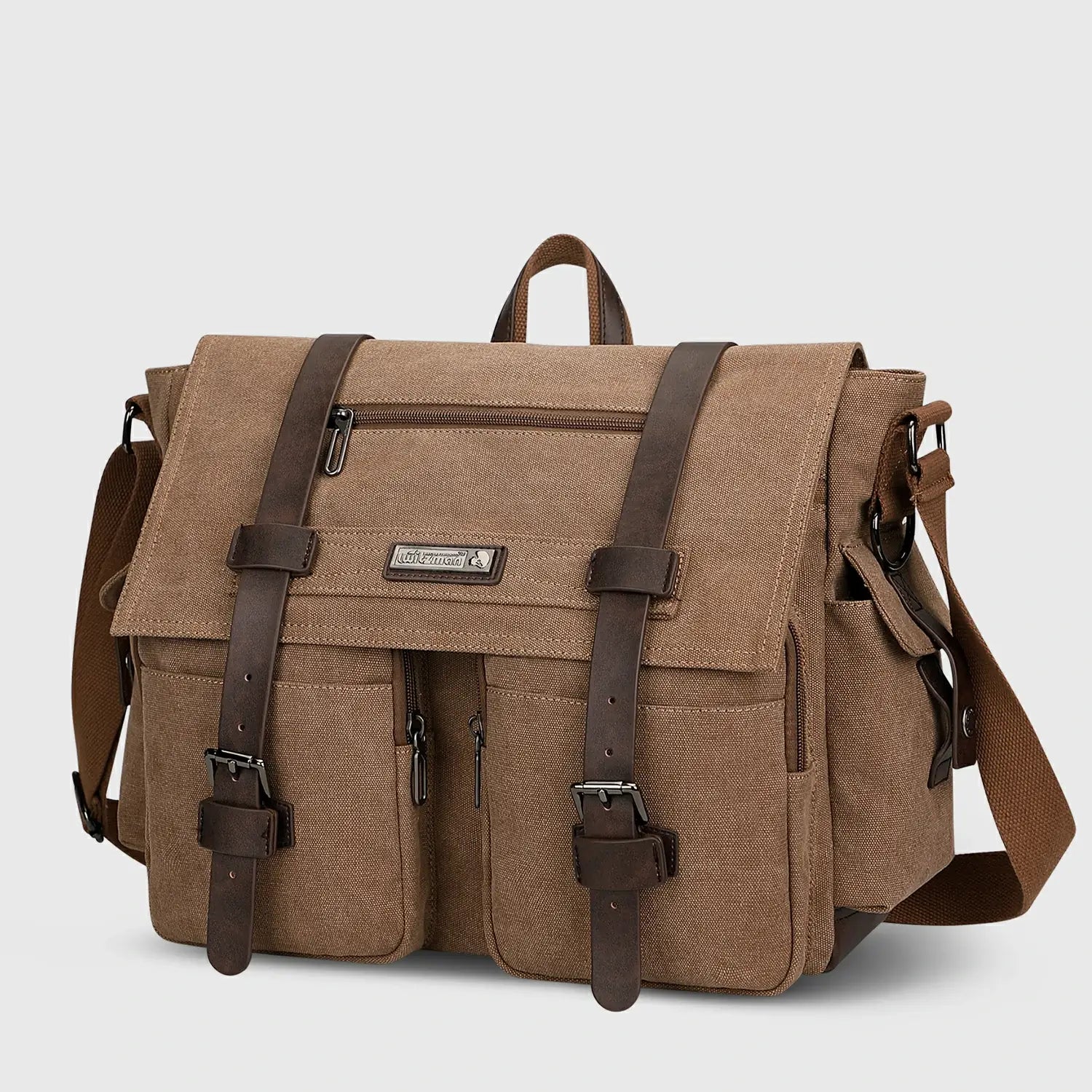 witzman vintage postman bag canvas for men business messenger bags a8007 large for men