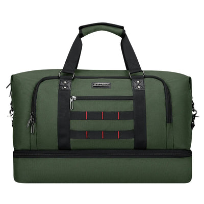 Large weekender duffle bag witzman b696 #color_green