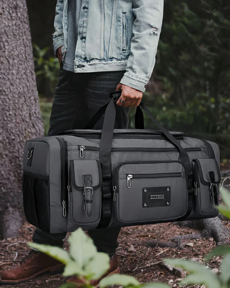 Large 54L Weekender Carry On Duffel Bag Nylon witzman