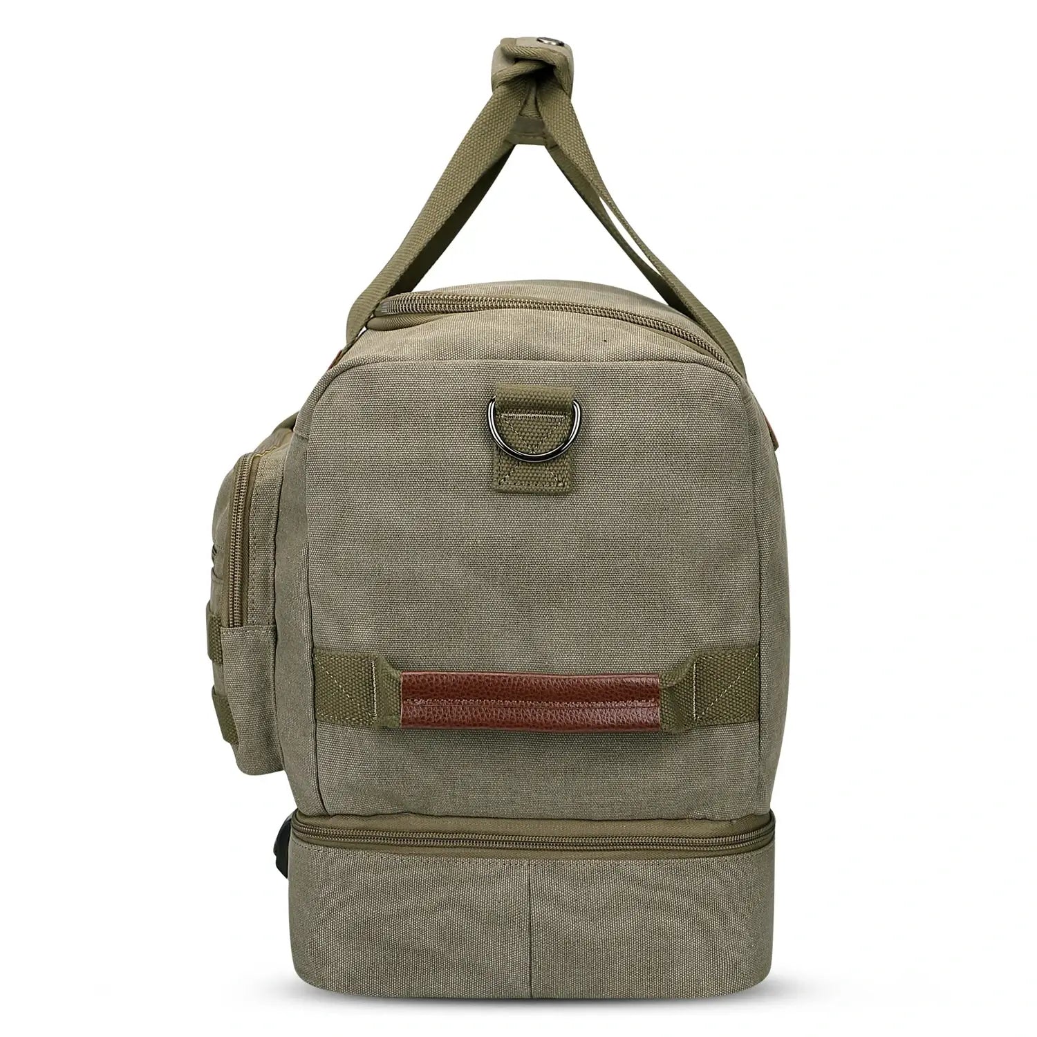 Classic Vintage Canvas Duffel Bag with Toiletry Set A8010-2