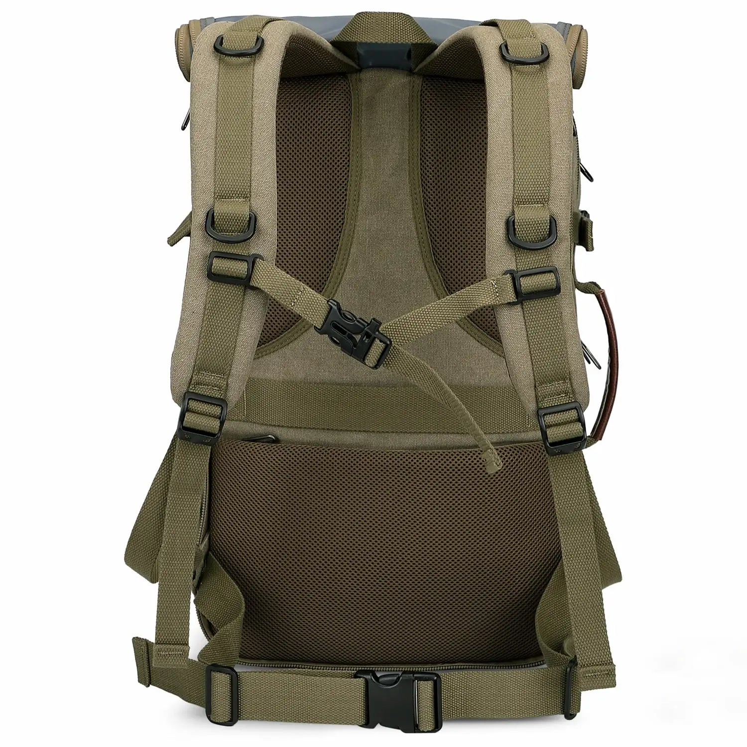 Convertible 40L travel backpack with USB port and 18+ compartments, fits 17 inch laptop, ideal for men and women a8013 best amry green backpack