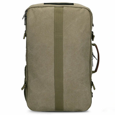 Convertible 40L travel backpack with USB port and 18+ compartments, fits 17 inch laptop, ideal for men and women a8013 best amry green backpack