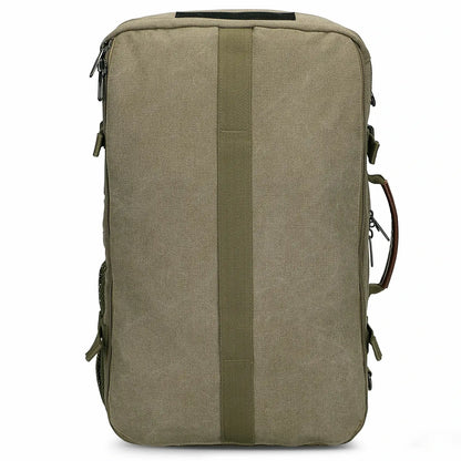 Convertible 40L travel backpack with USB port and 18+ compartments, fits 17 inch laptop, ideal for men and women a8013 best amry green backpack