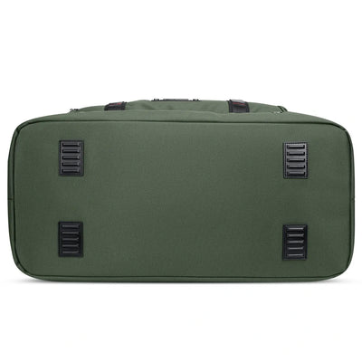 WITZMAN B720 men’s large nylon duffel bag with double-layer shoe compartment - green weekender bag