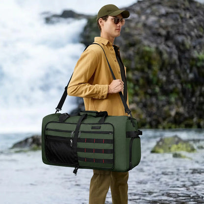 Foldable Duffel Bag for Travel 65L Lightweight Packable B697