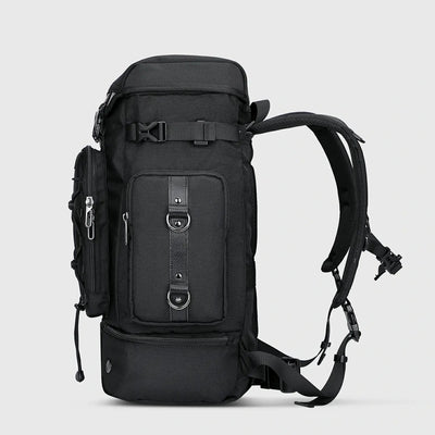 WITZMAN Men Carry On Travel Backpack with Laptop & Shoe Compartment Black