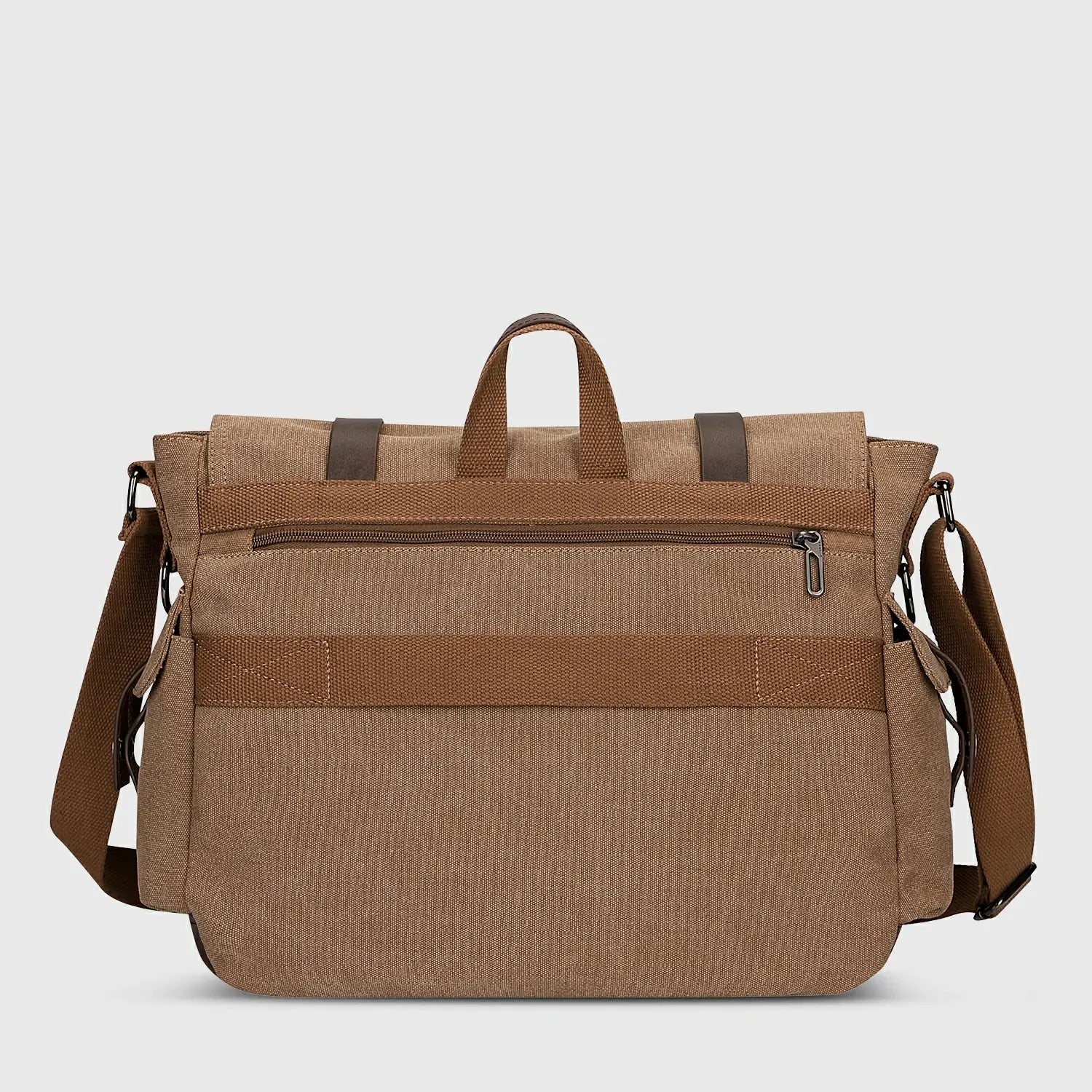 Postman Bag for Men Vintage Canvas Messenger Bag, rear panel and breathable backing