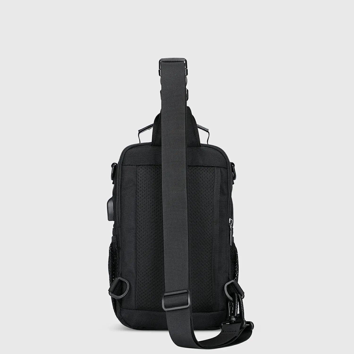 Lightweight Convertible Travel Sling Bag Backpack, rear panel and breathable backing
