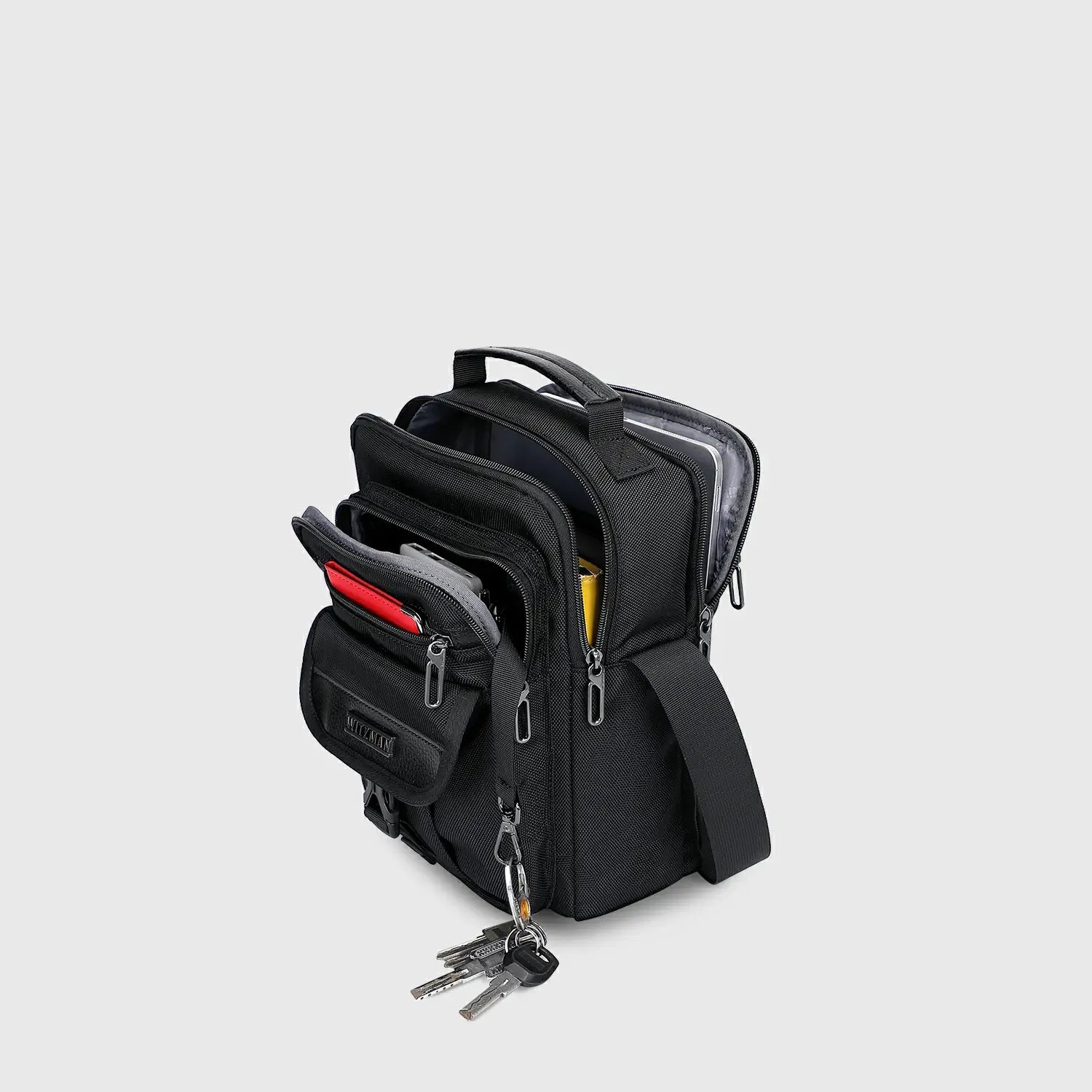 Travel Shoulder Bag Lightweight Small Casual Messenger Bag, adjustable shoulder strap detail