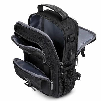 Дорожный рюкзак-слинг B698: Легкая сумка-трансформер через плечо