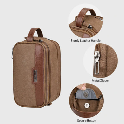 WITZMAN A8002 canvas toiletry bag product view 13