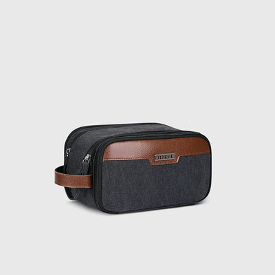 WITZMAN A8002 canvas toiletry bag product view 2