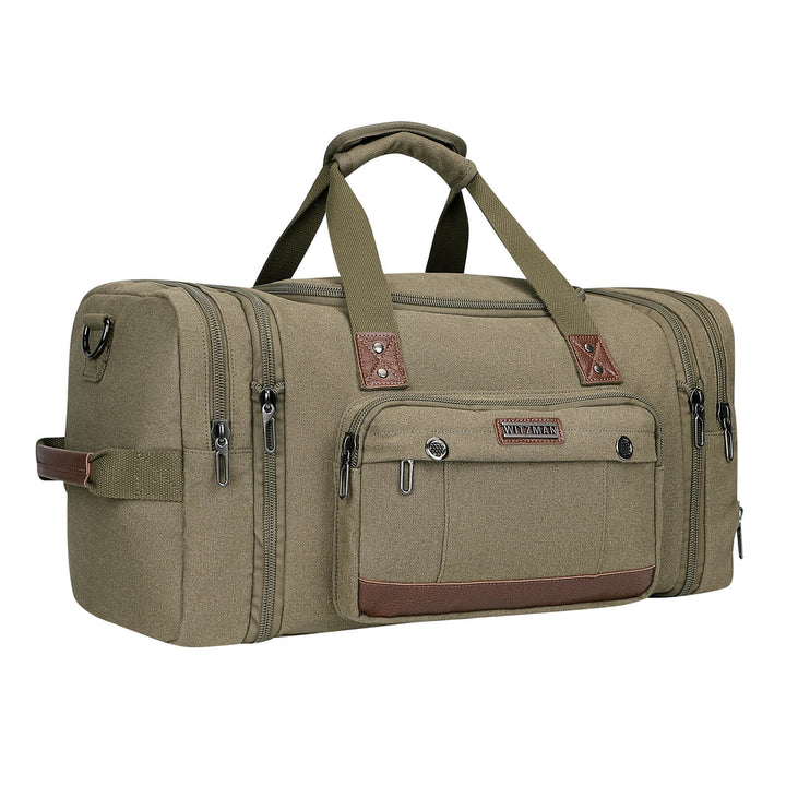 #Color_Army Green Travel Duffel Bag
