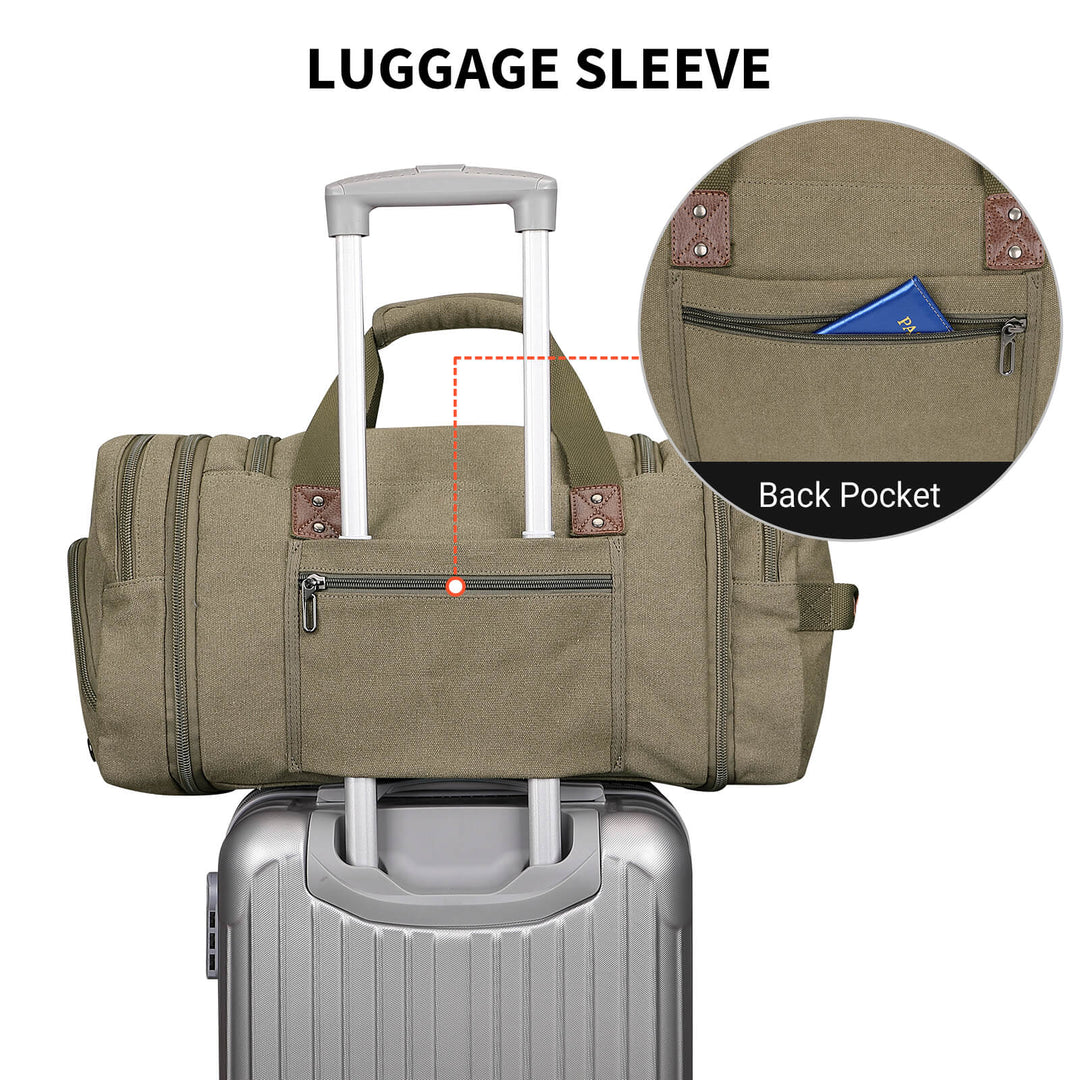 #Color_Army Green Travel Duffel Bag
