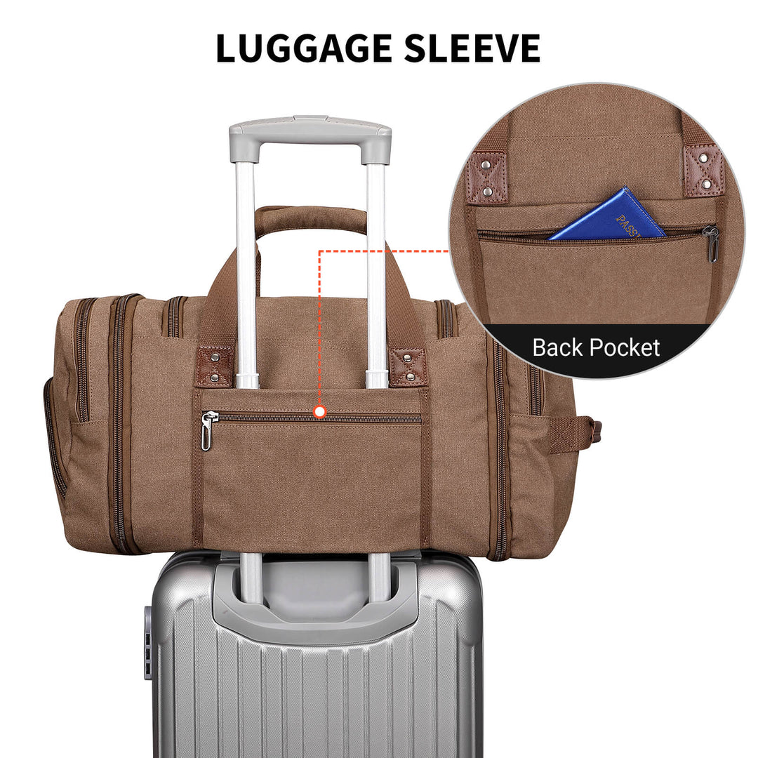 #Color_Brown Travel Duffel Bag