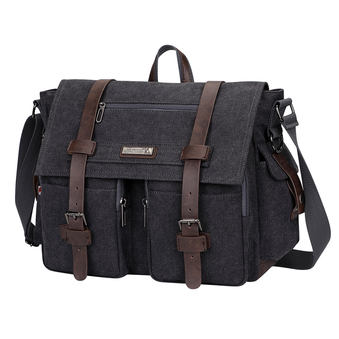 #Color_Black / Upgraded/17 inch Messenger Bags