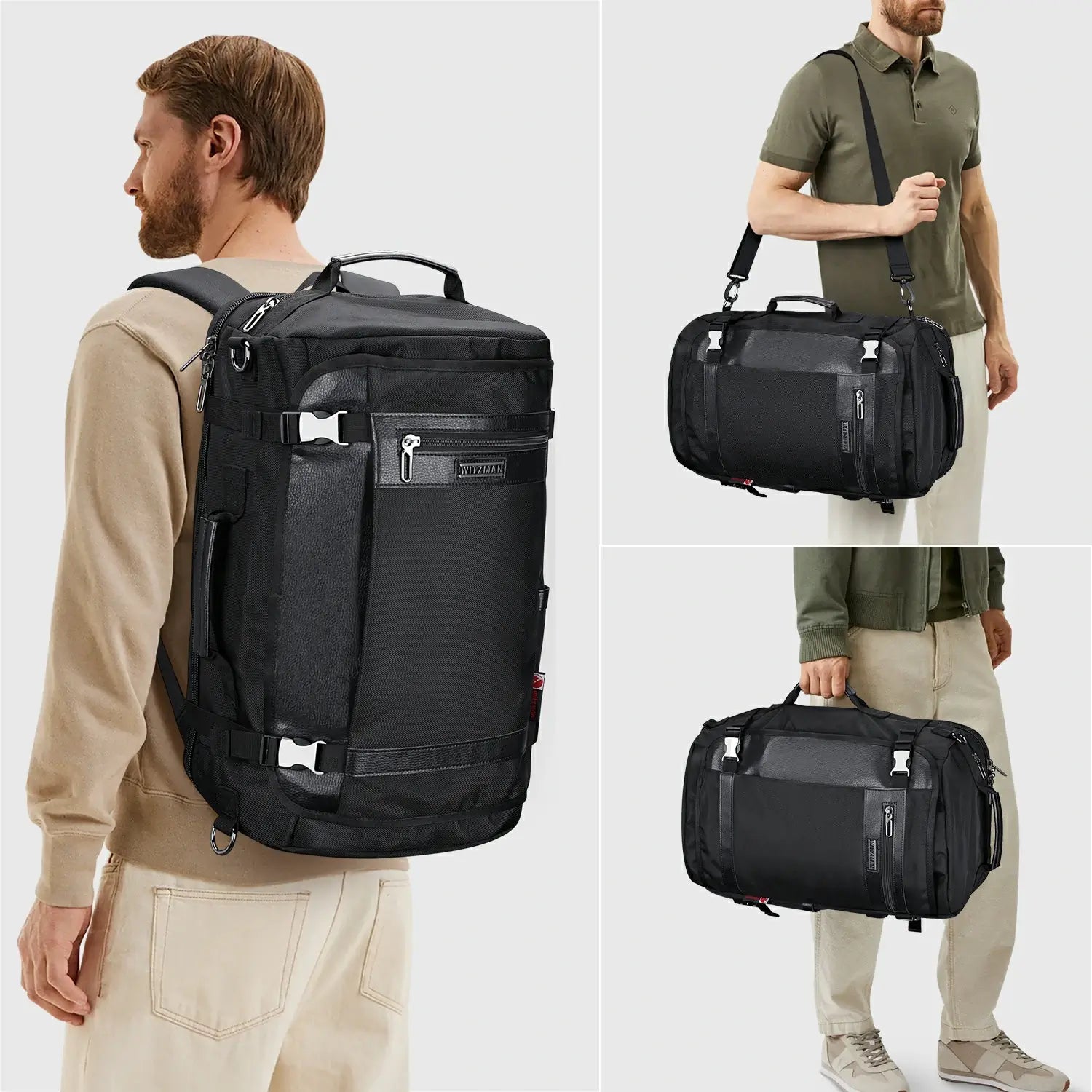 WITZMAN B686 nylon travel backpack product view 11