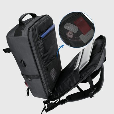 WITZMAN B686 nylon travel backpack product view 15