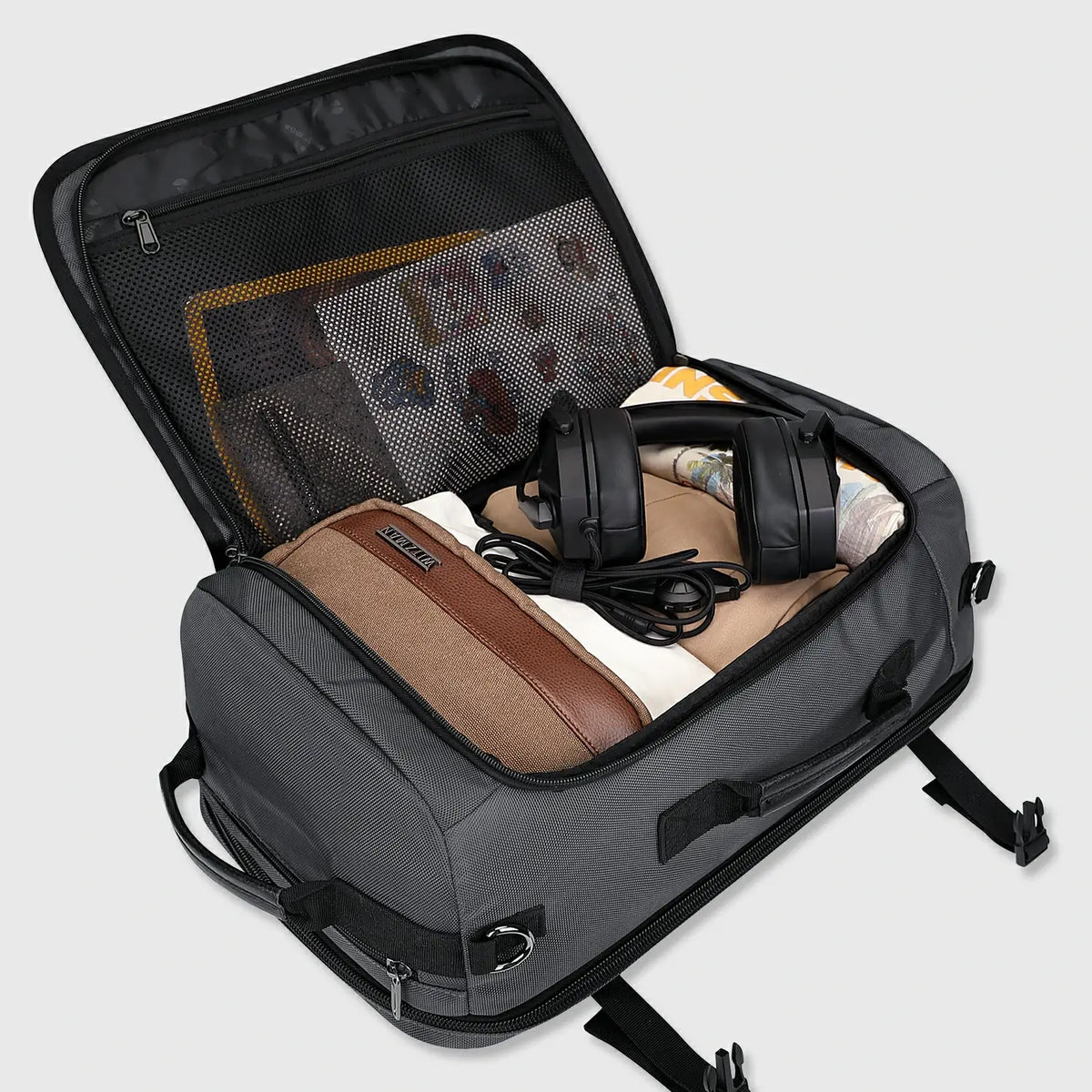 WITZMAN B686 nylon travel backpack product view 16