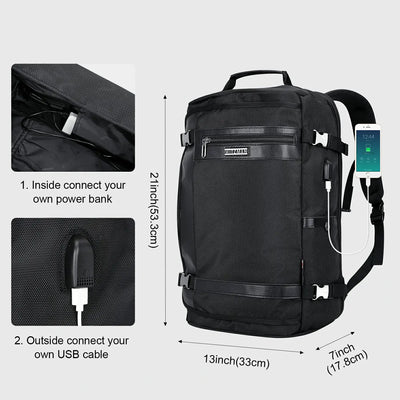 WITZMAN B686 nylon travel backpack product view 8