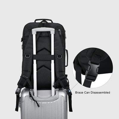 WITZMAN B686 nylon travel backpack product view 9