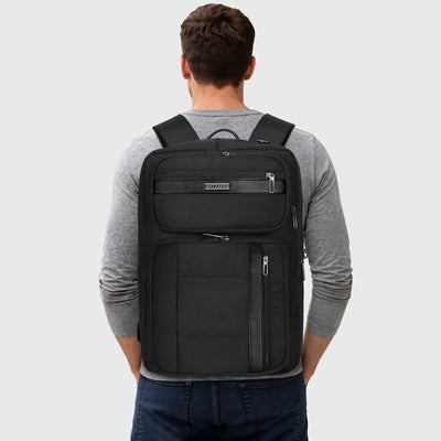 WITZMAN B752 3-in-1 briefcase backpack for men with 33L organized laptop storage 