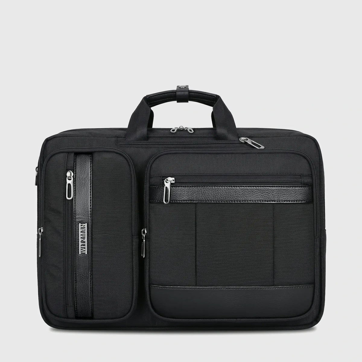 WITZMAN B752 3-in-1 briefcase backpack for men with 33.5L organized laptop storage